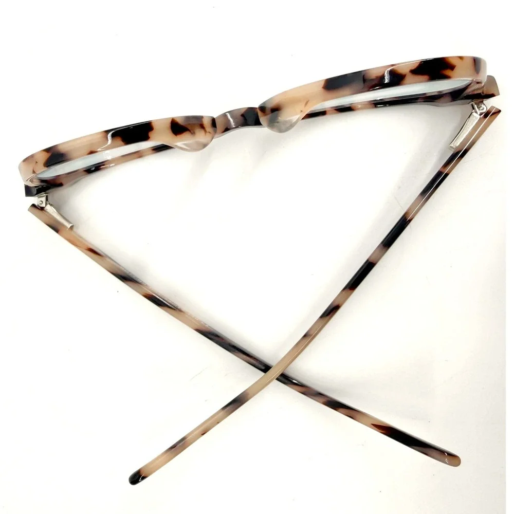 Notting Hill Eyeglasses Women 49-19-140 Tortoise Round Cat Eye Office Smart